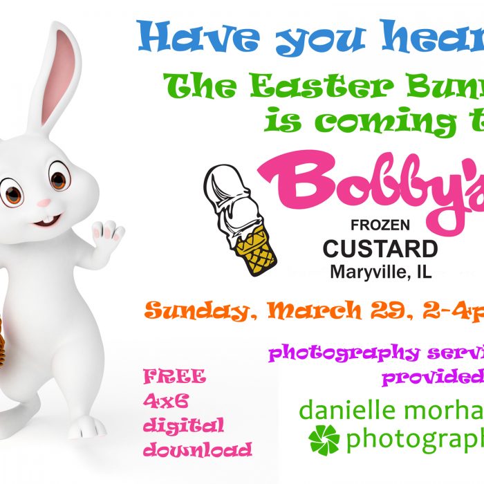 2nd Annual Easter Bunny Pictures at Bobby's Frozen Custard